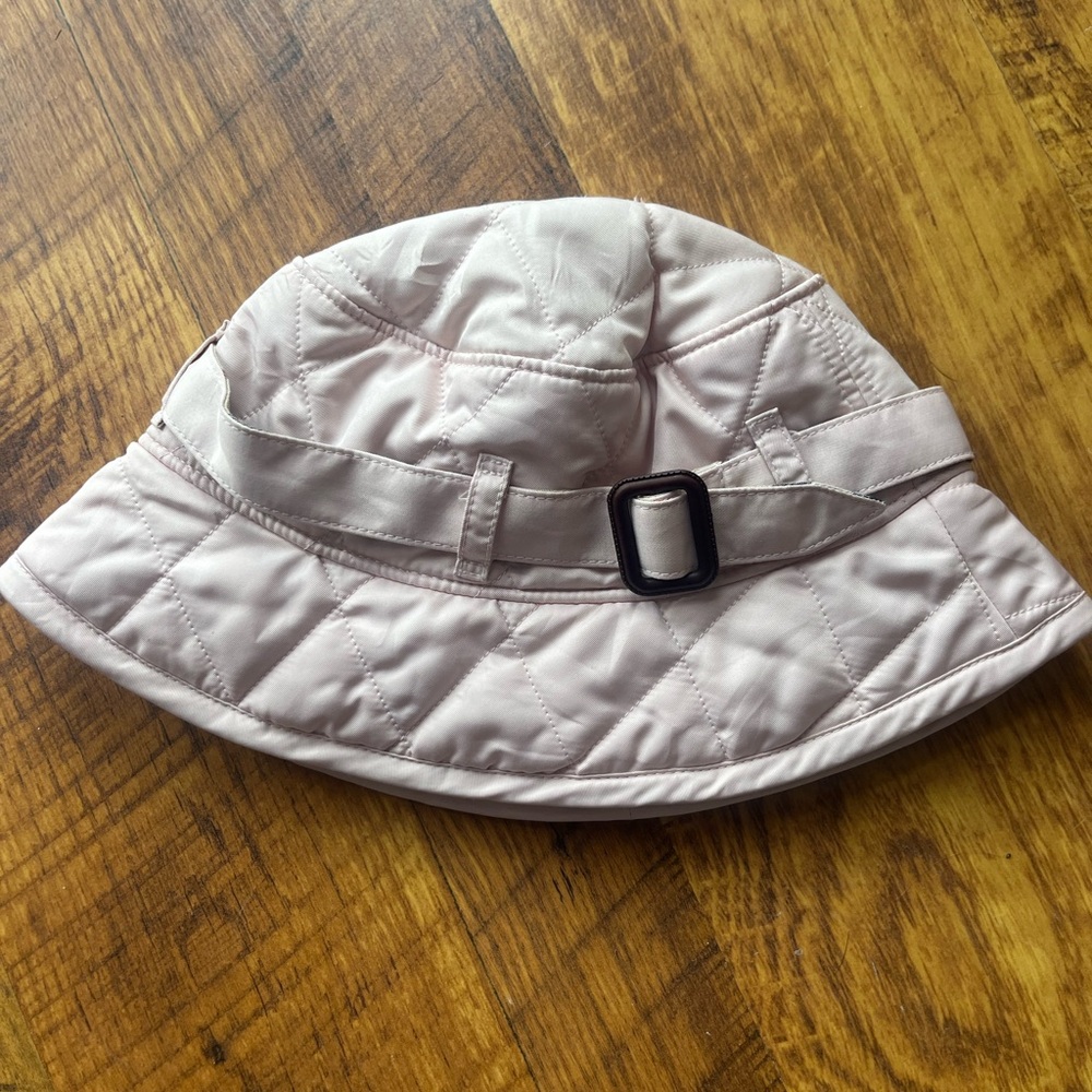 Burberry kids quilted bucket hat